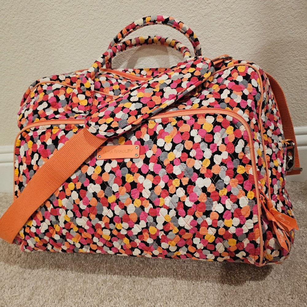 Vera Bradley Pix Confetti Weekend Traveler RETIRED Rare find